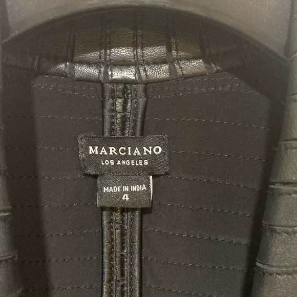 Marciano 100% leather Guess Shayna black leather jacket - Picture 3 of 12